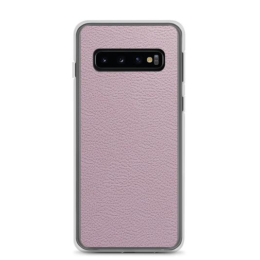 Candy Pink Leather Samsung Clear Thin Case CREATIVETECH