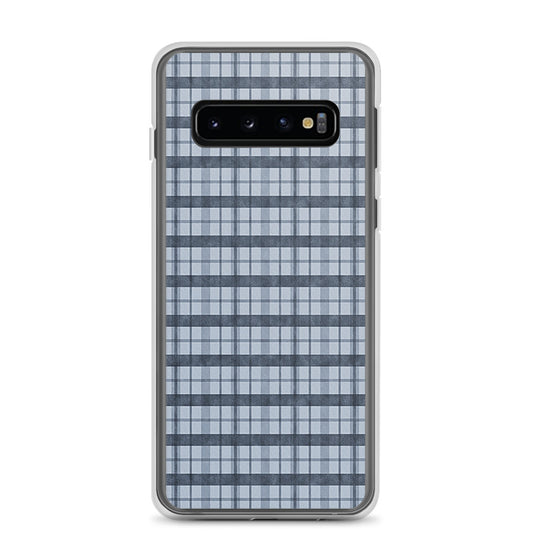 Burberry Blue Samsung Clear Thin Case CREATIVETECH