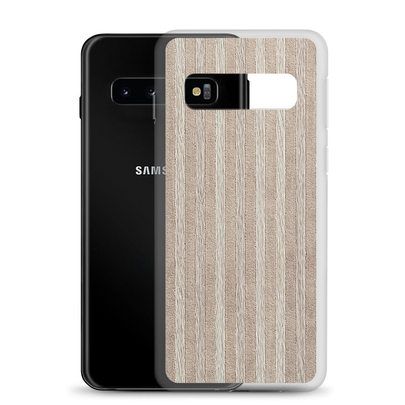 Load image into Gallery viewer, Light Wood Striped Samsung Clear Thin Case CREATIVETECH