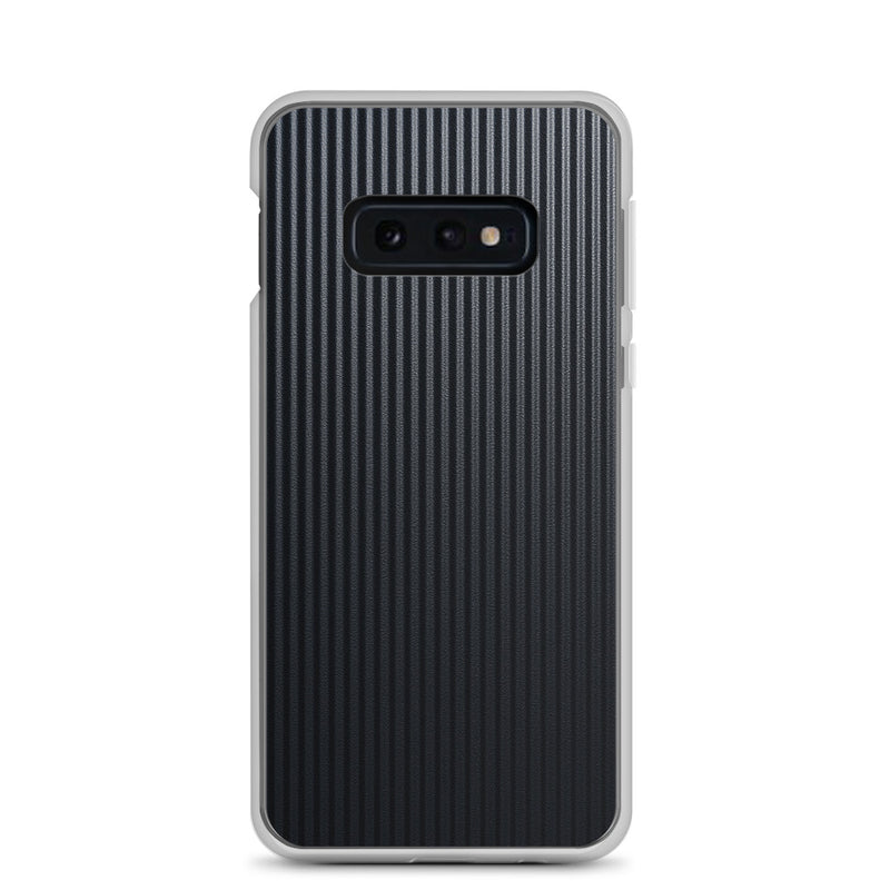Load image into Gallery viewer, Striped Carbon Fiber Samsung Clear Thin Case CREATIVETECH