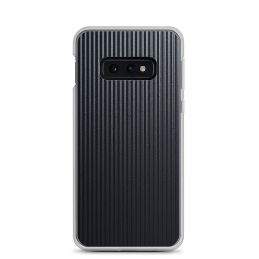 Striped Carbon Fiber Samsung Clear Thin Case CREATIVETECH