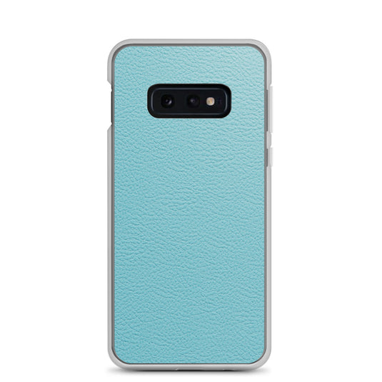 Mint Green Leather Samsung Clear Thin Case CREATIVETECH