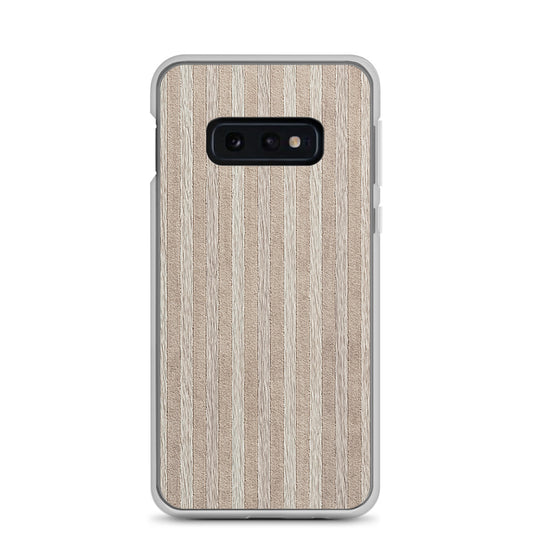 Light Wood Striped Samsung Clear Thin Case CREATIVETECH