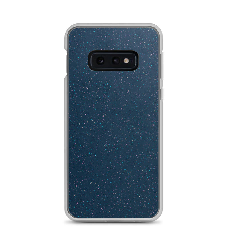 Load image into Gallery viewer, Deep Blue Speckled Samsung Clear Thin Case CREATIVETECH
