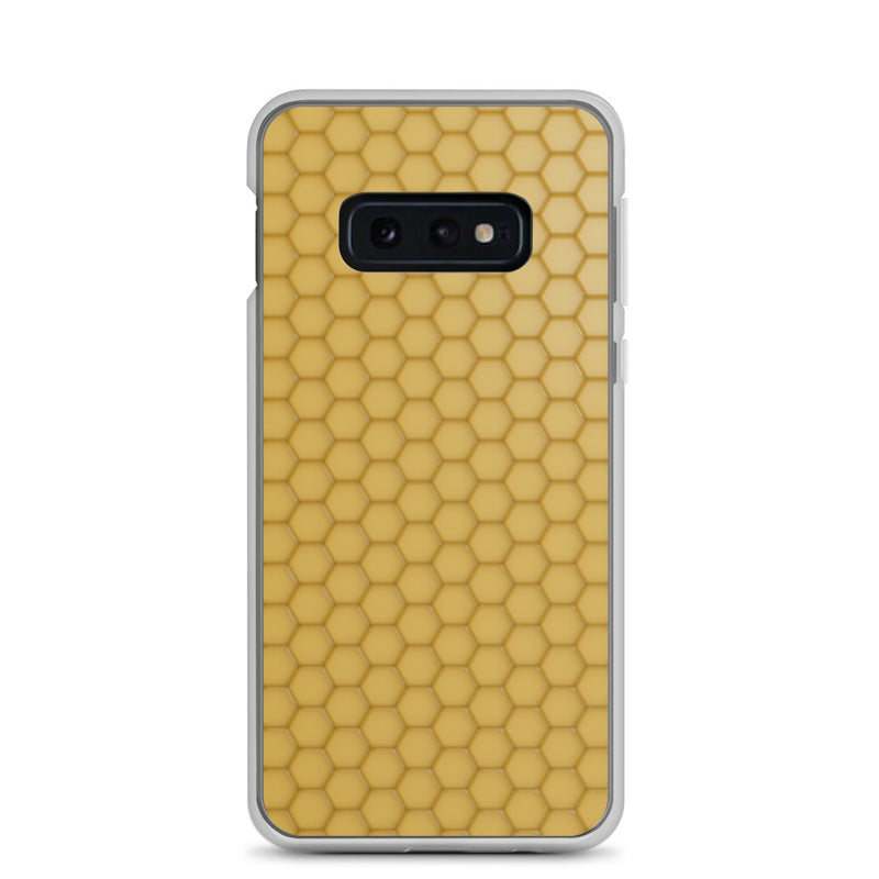 Load image into Gallery viewer, Honeycomb Wax Yellow Samsung Clear Thin Case CREATIVETECH
