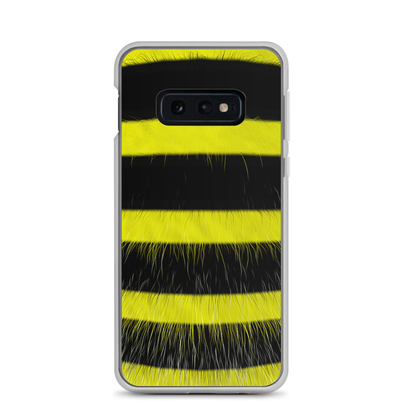 Load image into Gallery viewer, Fluffy Bee Black Yellow Samsung Clear Thin Case CREATIVETECH
