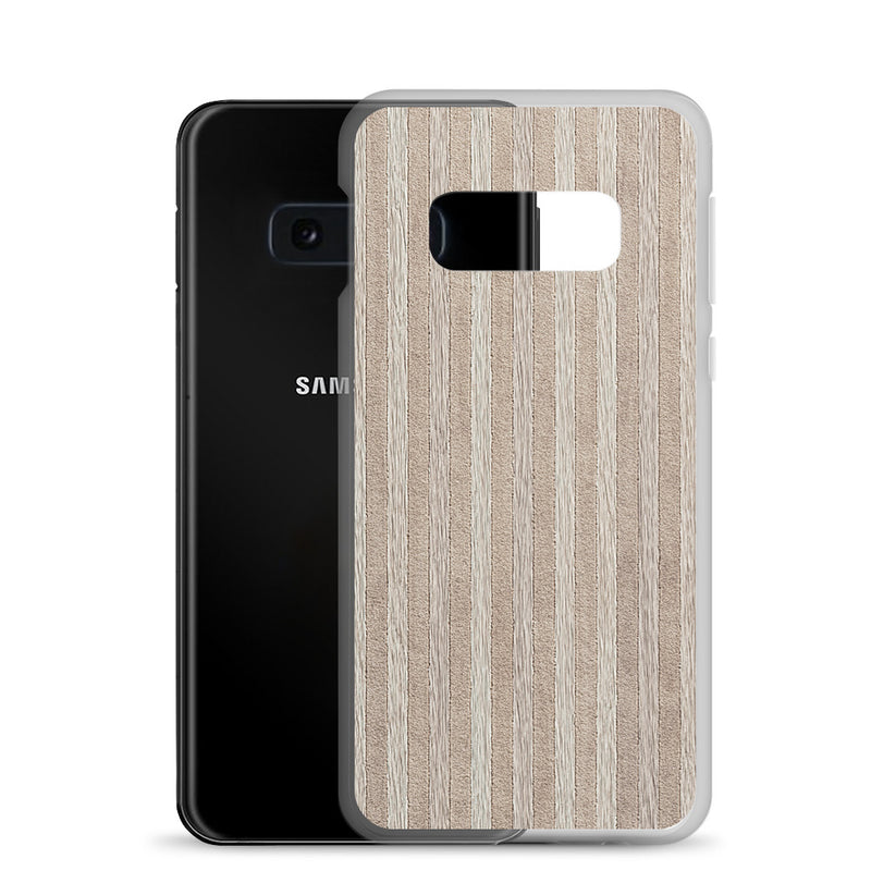 Load image into Gallery viewer, Light Wood Striped Samsung Clear Thin Case CREATIVETECH