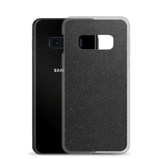Black Speckled Samsung Clear Thin Case CREATIVETECH
