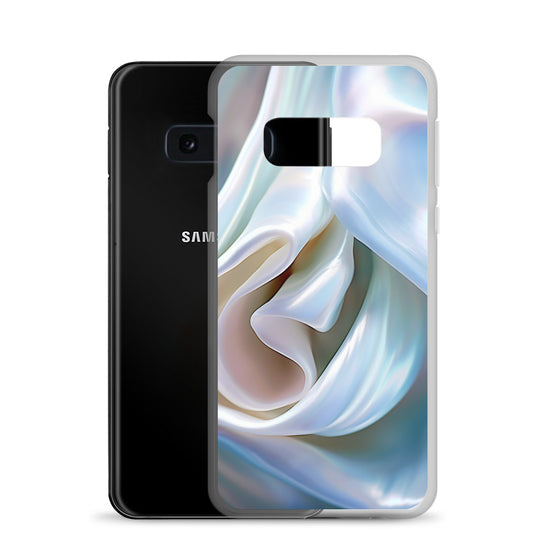 Tender White Pearl Samsung Clear Thin Case CREATIVETECH