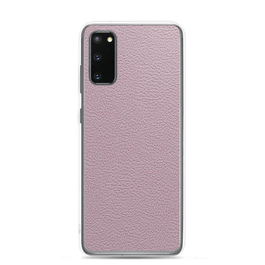 Candy Pink Leather Samsung Clear Thin Case CREATIVETECH