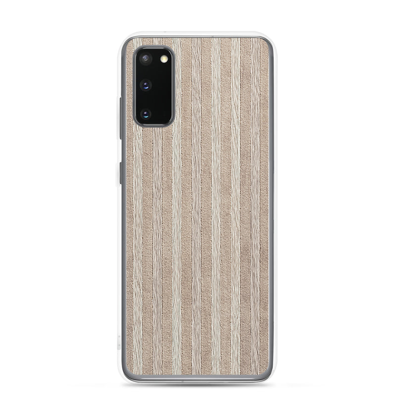 Load image into Gallery viewer, Light Wood Striped Samsung Clear Thin Case CREATIVETECH