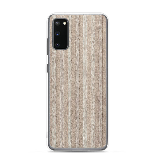 Light Wood Striped Samsung Clear Thin Case CREATIVETECH