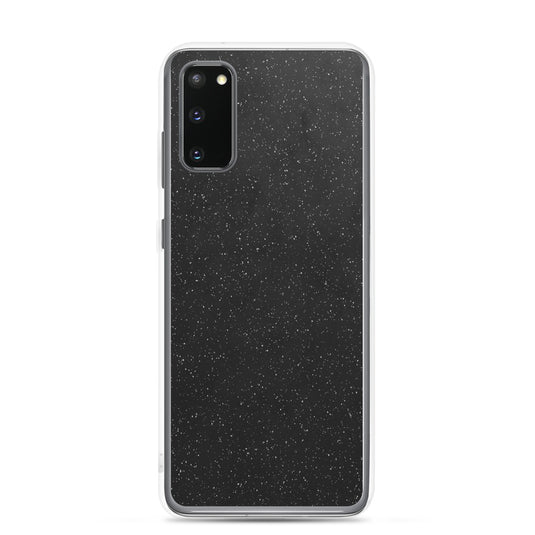 Black Speckled Samsung Clear Thin Case CREATIVETECH