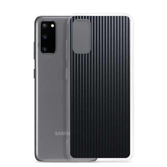 Striped Carbon Fiber Samsung Clear Thin Case CREATIVETECH