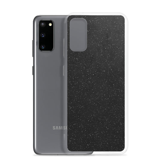 Black Speckled Samsung Clear Thin Case CREATIVETECH