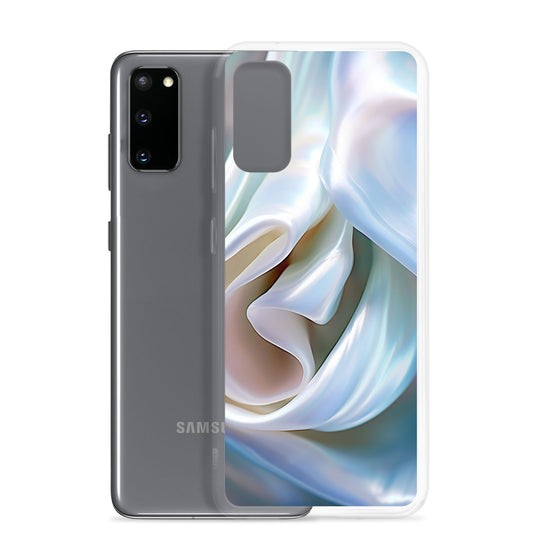 Tender White Pearl Samsung Clear Thin Case CREATIVETECH