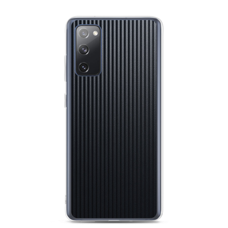 Load image into Gallery viewer, Striped Carbon Fiber Samsung Clear Thin Case CREATIVETECH