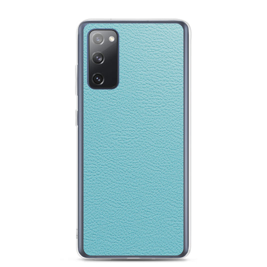 Mint Green Leather Samsung Clear Thin Case CREATIVETECH