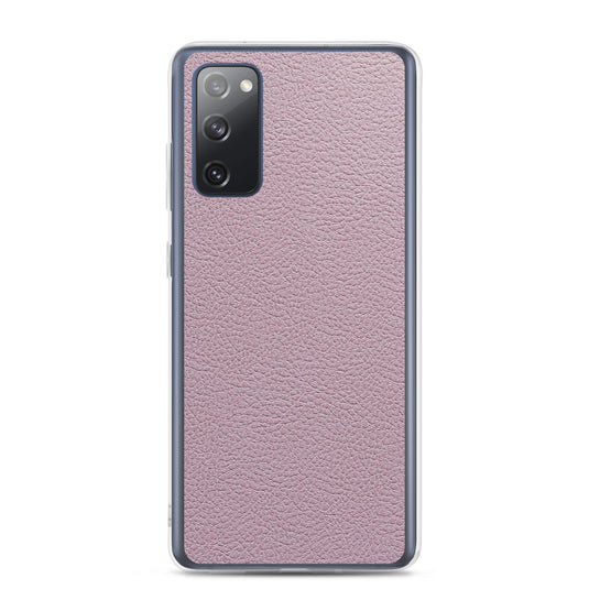 Candy Pink Leather Samsung Clear Thin Case CREATIVETECH