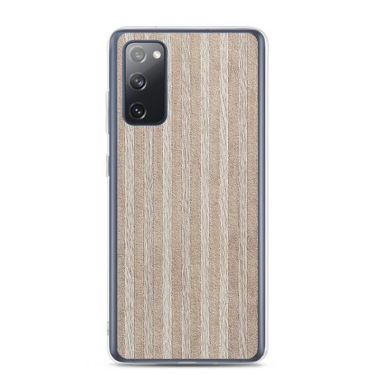 Light Wood Striped Samsung Clear Thin Case CREATIVETECH