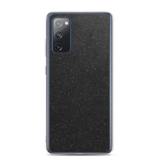 Black Speckled Samsung Clear Thin Case CREATIVETECH