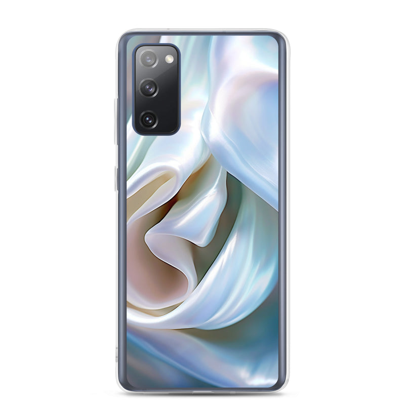 Load image into Gallery viewer, Tender White Pearl Samsung Clear Thin Case CREATIVETECH
