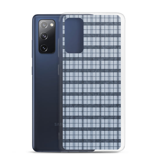 Burberry Blue Samsung Clear Thin Case CREATIVETECH