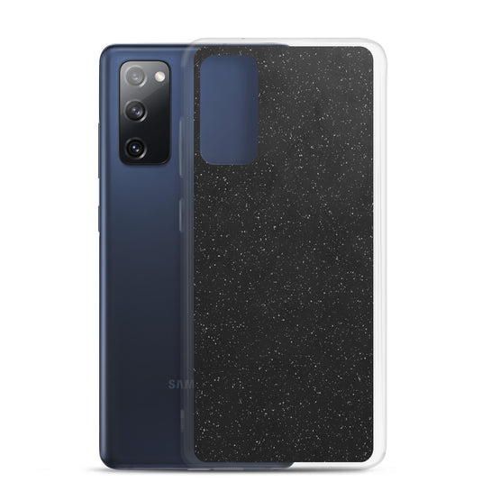 Black Speckled Samsung Clear Thin Case CREATIVETECH