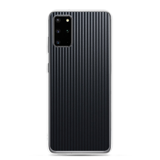 Striped Carbon Fiber Samsung Clear Thin Case CREATIVETECH