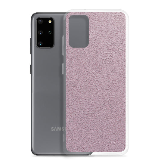 Candy Pink Leather Samsung Clear Thin Case CREATIVETECH