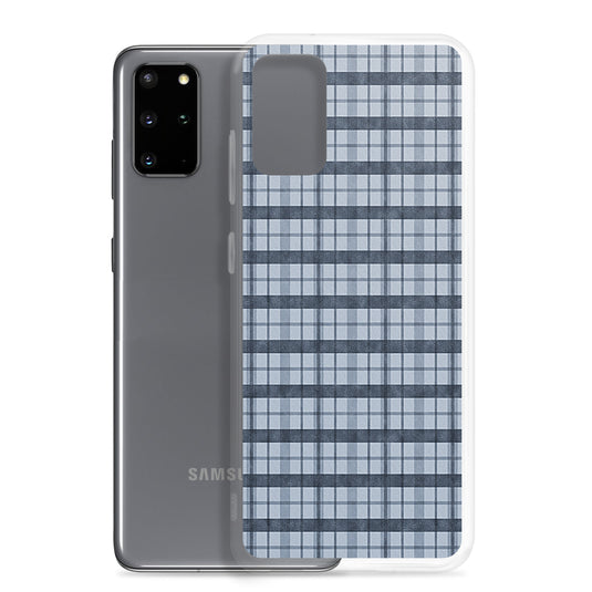 Burberry Blue Samsung Clear Thin Case CREATIVETECH