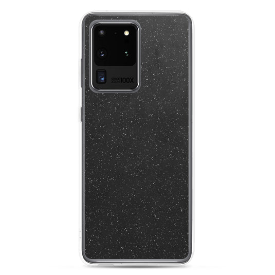 Black Speckled Samsung Clear Thin Case CREATIVETECH