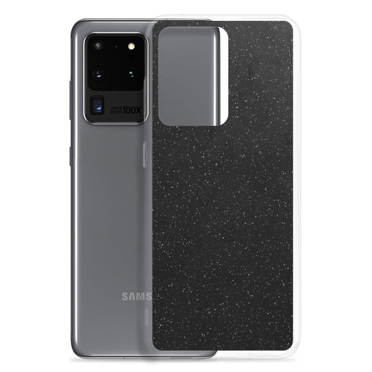 Black Speckled Samsung Clear Thin Case CREATIVETECH