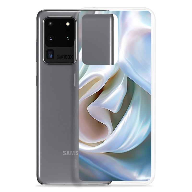 Load image into Gallery viewer, Tender White Pearl Samsung Clear Thin Case CREATIVETECH
