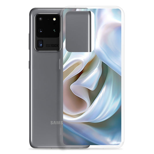 Tender White Pearl Samsung Clear Thin Case CREATIVETECH