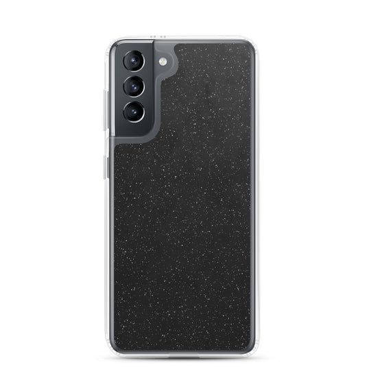 Black Speckled Samsung Clear Thin Case CREATIVETECH