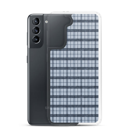 Burberry Blue Samsung Clear Thin Case CREATIVETECH