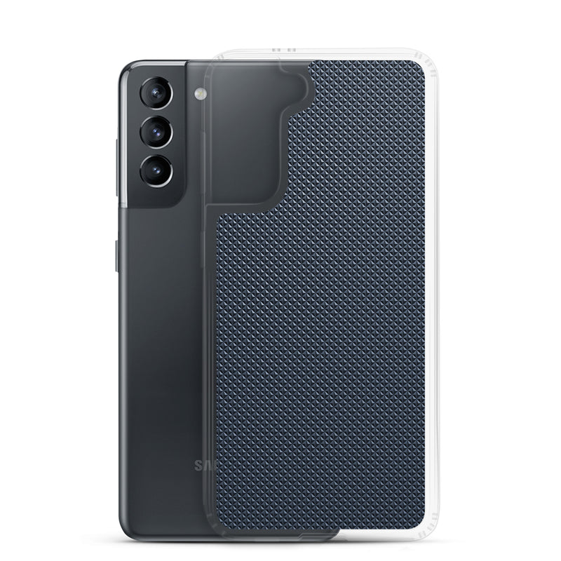 Load image into Gallery viewer, Graphite Dark Grey Stone Samsung Clear Thin Case CREATIVETECH
