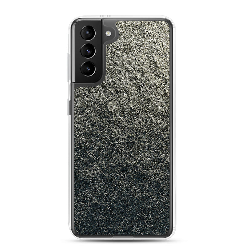 Load image into Gallery viewer, Golden Foil Metal Samsung Clear Thin Case CREATIVETECH