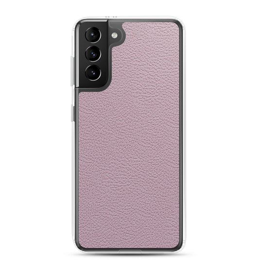 Candy Pink Leather Samsung Clear Thin Case CREATIVETECH