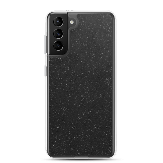 Black Speckled Samsung Clear Thin Case CREATIVETECH