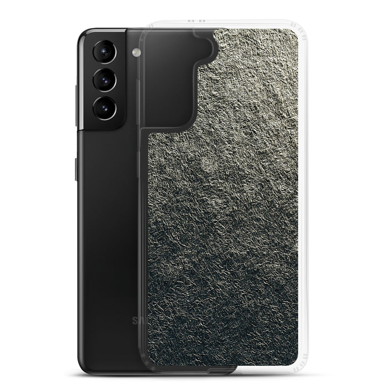 Load image into Gallery viewer, Golden Foil Metal Samsung Clear Thin Case CREATIVETECH
