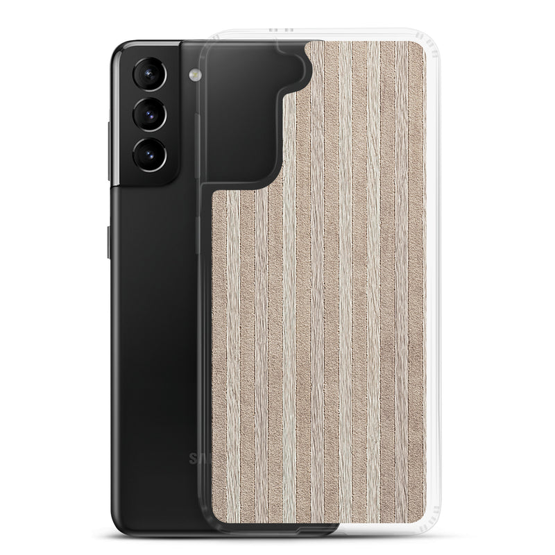 Load image into Gallery viewer, Light Wood Striped Samsung Clear Thin Case CREATIVETECH
