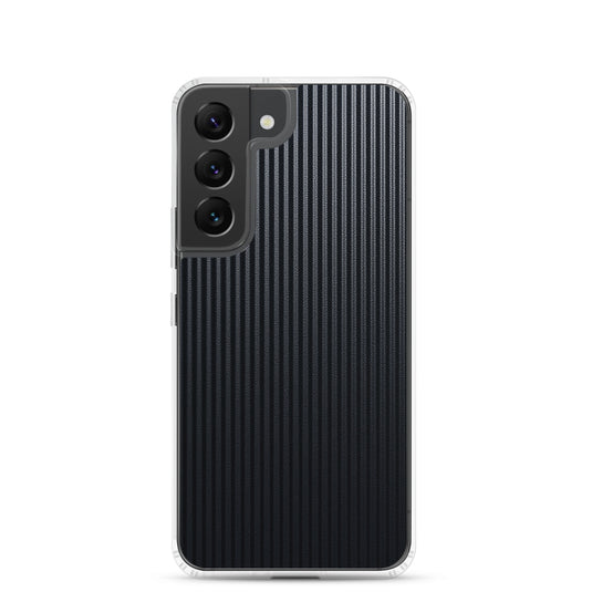 Striped Carbon Fiber Samsung Clear Thin Case CREATIVETECH