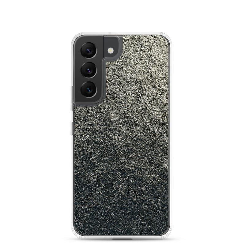 Load image into Gallery viewer, Golden Foil Metal Samsung Clear Thin Case CREATIVETECH