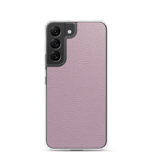 Candy Pink Leather Samsung Clear Thin Case CREATIVETECH