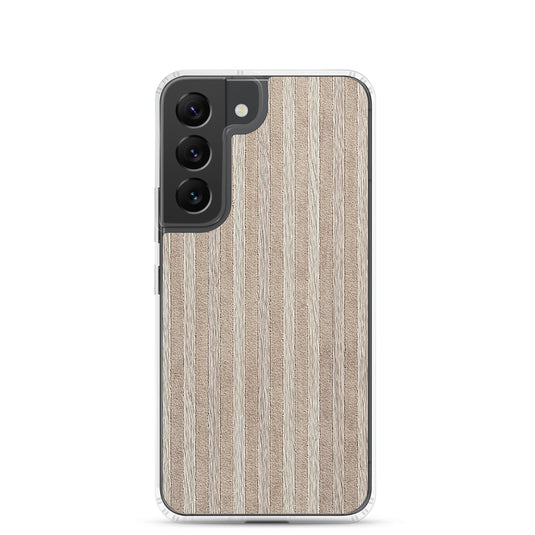 Light Wood Striped Samsung Clear Thin Case CREATIVETECH