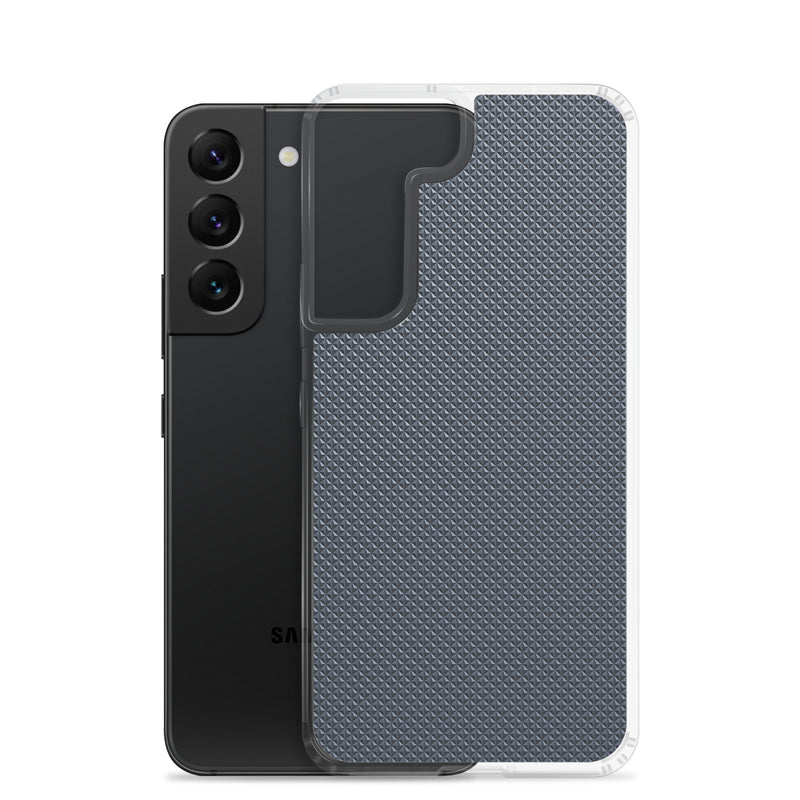 Load image into Gallery viewer, Graphite Dark Grey Stone Samsung Clear Thin Case CREATIVETECH
