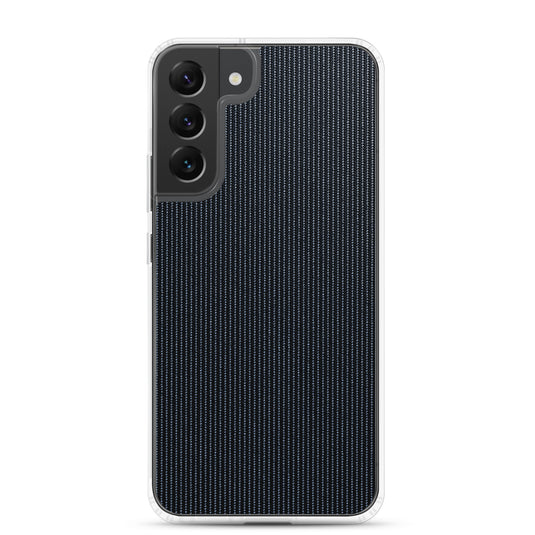 Dark Grey Fiber Textile Samsung Clear Thin Case CREATIVETECH