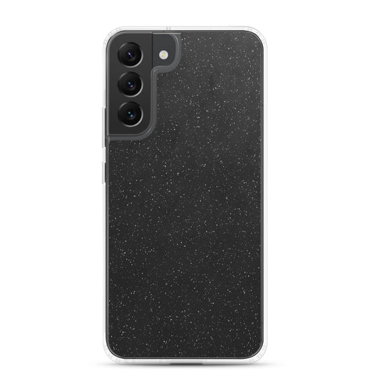 Black Speckled Samsung Clear Thin Case CREATIVETECH